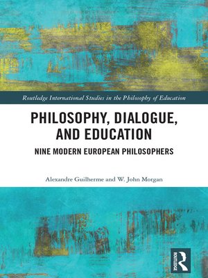 cover image of Philosophy, Dialogue, and Education